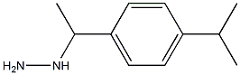 1-{1-[4-(propan-2-yl)phenyl]ethyl}hydrazine Structure