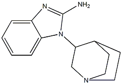 1-{1-azabicyclo[2.2.2]octan-3-yl}-1H-1,3-benzodiazol-2-amine 구조식 이미지