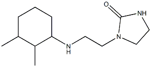 1-{2-[(2,3-dimethylcyclohexyl)amino]ethyl}imidazolidin-2-one Structure