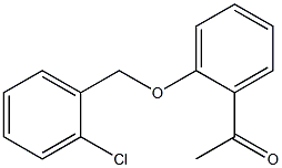 1-{2-[(2-chlorophenyl)methoxy]phenyl}ethan-1-one 구조식 이미지