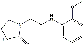 1-{2-[(2-methoxyphenyl)amino]ethyl}imidazolidin-2-one 구조식 이미지