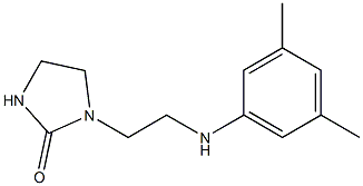 1-{2-[(3,5-dimethylphenyl)amino]ethyl}imidazolidin-2-one 구조식 이미지