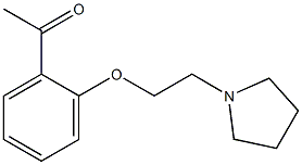 1-{2-[2-(pyrrolidin-1-yl)ethoxy]phenyl}ethan-1-one Structure