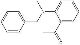 1-{2-[benzyl(methyl)amino]phenyl}ethan-1-one Structure