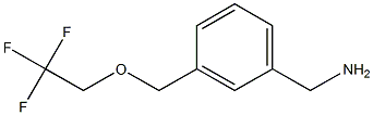 1-{3-[(2,2,2-trifluoroethoxy)methyl]phenyl}methanamine Structure