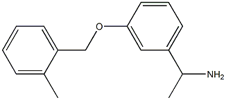 1-{3-[(2-methylbenzyl)oxy]phenyl}ethanamine Structure