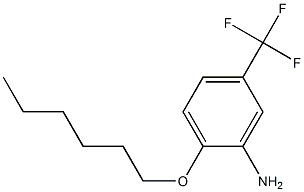 2-(hexyloxy)-5-(trifluoromethyl)aniline 구조식 이미지