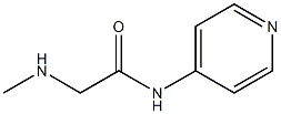 2-(methylamino)-N-pyridin-4-ylacetamide 구조식 이미지