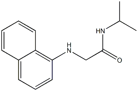 2-(naphthalen-1-ylamino)-N-(propan-2-yl)acetamide 구조식 이미지