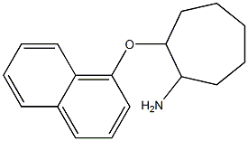 2-(naphthalen-1-yloxy)cycloheptan-1-amine Structure