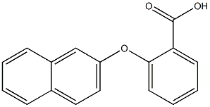 2-(naphthalen-2-yloxy)benzoic acid Structure