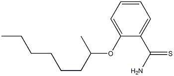 2-(octan-2-yloxy)benzene-1-carbothioamide Structure