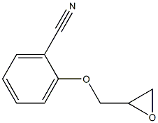 2-(oxiran-2-ylmethoxy)benzonitrile 구조식 이미지