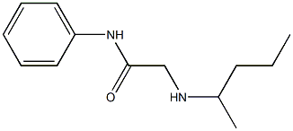 2-(pentan-2-ylamino)-N-phenylacetamide 구조식 이미지
