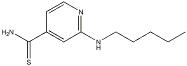 2-(pentylamino)pyridine-4-carbothioamide Structure