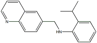 2-(propan-2-yl)-N-(quinolin-6-ylmethyl)aniline Structure