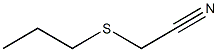 2-(propylsulfanyl)acetonitrile Structure