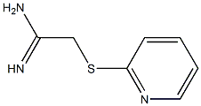 2-(pyridin-2-ylsulfanyl)ethanimidamide 구조식 이미지