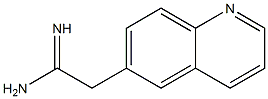 2-(quinolin-6-yl)ethanimidamide 구조식 이미지