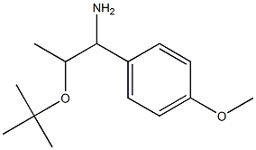 2-(tert-butoxy)-1-(4-methoxyphenyl)propan-1-amine 구조식 이미지