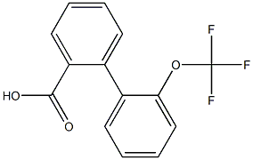 2'-(trifluoromethoxy)-1,1'-biphenyl-2-carboxylic acid Structure