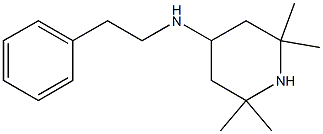 2,2,6,6-tetramethyl-N-(2-phenylethyl)piperidin-4-amine 구조식 이미지