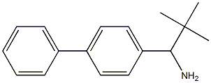 2,2-dimethyl-1-(4-phenylphenyl)propan-1-amine 구조식 이미지