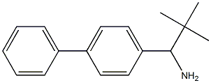 2,2-dimethyl-1-(4-phenylphenyl)propan-1-amine Structure