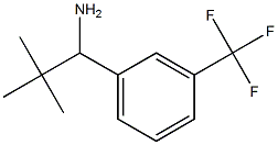 2,2-dimethyl-1-[3-(trifluoromethyl)phenyl]propan-1-amine Structure