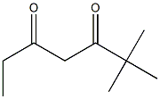2,2-dimethylheptane-3,5-dione Structure