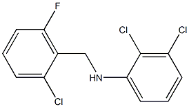 2,3-dichloro-N-[(2-chloro-6-fluorophenyl)methyl]aniline Structure