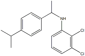 2,3-dichloro-N-{1-[4-(propan-2-yl)phenyl]ethyl}aniline Structure