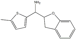 2,3-dihydro-1-benzofuran-2-yl(5-methylthiophen-2-yl)methanamine Structure