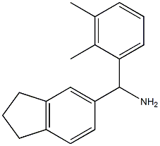 2,3-dihydro-1H-inden-5-yl(2,3-dimethylphenyl)methanamine Structure