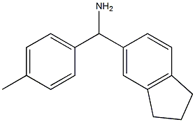 2,3-dihydro-1H-inden-5-yl(4-methylphenyl)methanamine Structure