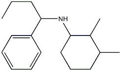 2,3-dimethyl-N-(1-phenylbutyl)cyclohexan-1-amine 구조식 이미지