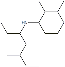 2,3-dimethyl-N-(5-methylheptan-3-yl)cyclohexan-1-amine 구조식 이미지