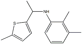 2,3-dimethyl-N-[1-(5-methylthiophen-2-yl)ethyl]aniline Structure