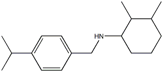 2,3-dimethyl-N-{[4-(propan-2-yl)phenyl]methyl}cyclohexan-1-amine Structure