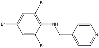 2,4,6-tribromo-N-(pyridin-4-ylmethyl)aniline Structure