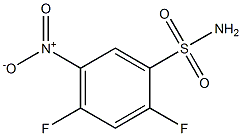 2,4-difluoro-5-nitrobenzenesulfonamide Structure