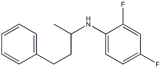 2,4-difluoro-N-(4-phenylbutan-2-yl)aniline 구조식 이미지