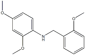 2,4-dimethoxy-N-[(2-methoxyphenyl)methyl]aniline 구조식 이미지