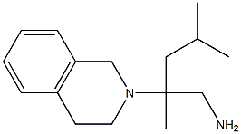 2,4-dimethyl-2-(1,2,3,4-tetrahydroisoquinolin-2-yl)pentan-1-amine Structure