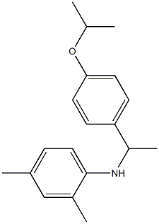 2,4-dimethyl-N-{1-[4-(propan-2-yloxy)phenyl]ethyl}aniline Structure