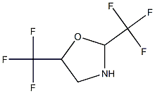 2,5-bis(trifluoromethyl)-1,3-oxazolidine Structure