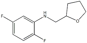 2,5-difluoro-N-(oxolan-2-ylmethyl)aniline 구조식 이미지