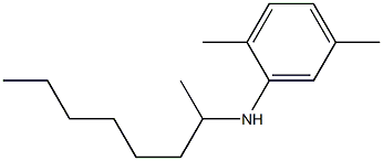 2,5-dimethyl-N-(octan-2-yl)aniline 구조식 이미지