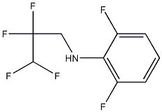 2,6-difluoro-N-(2,2,3,3-tetrafluoropropyl)aniline Structure