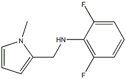 2,6-difluoro-N-[(1-methyl-1H-pyrrol-2-yl)methyl]aniline Structure